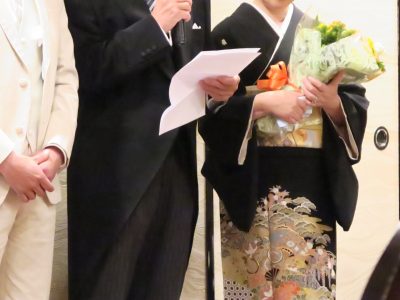 結婚式　親　挨拶